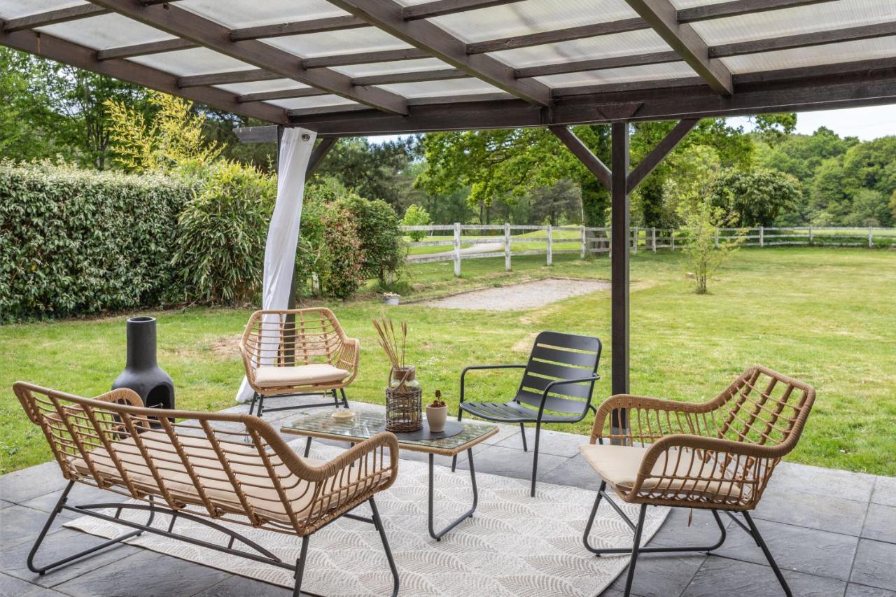 La Villa Du Golf - Avec Piscine Couverte Chauffee Et Jacuzzi Le Tronchet  Buitenkant foto